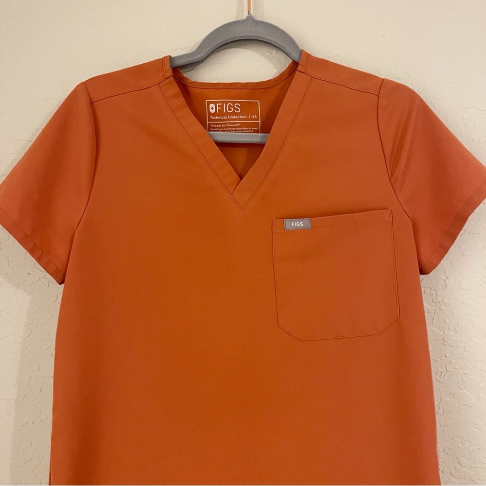 FIGS | Terracotta Limited Edition | XS Catarina Top and S/Tall Yola Bottoms